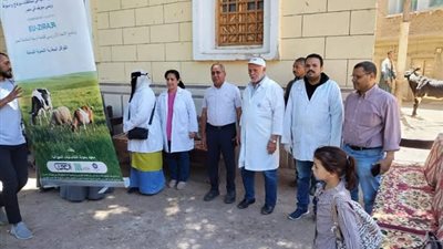 الزراعة: تقديم خدمات بيطرية مجانية لصغار المربين في قرى أسيوط