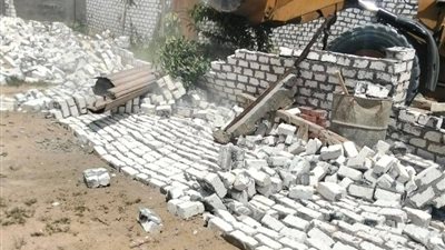 الإسماعيلية تواصل إزالة التعديات على الأراضي الزراعية وأملاك الدولة بالقصاصين