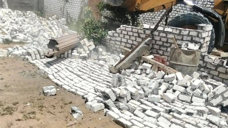 ازالة التعديات بالإسماعيلية