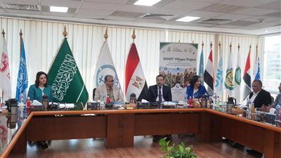 انطلاق أعمال اللجنة الاستشارية لمشروع الزراعة الذكية مناخياً بأطفيح