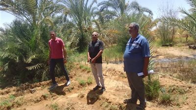 جولة ميدانية لمدير إدارة الخارجة لمتابعة الحصر الزراعي وخدمات المزارعين