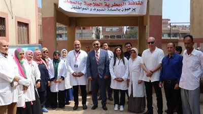 محافظ القليوبية يتفقد قافلة بيطرية مجانية بكفر شكر.. ويؤكد دعم المربين وتنمية الثروة الحيوانية 