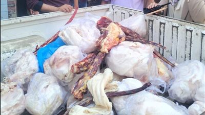 ضبط 3.2 طن لحوم ودواجن فاسدة في حملة مفاجئة بالمنصورة