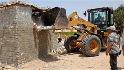 إزالة 23 حالة تعدٍ بالقصاصين ضمن الموجة 29 لاسترداد أراضي الدولة بالإسماعيلية