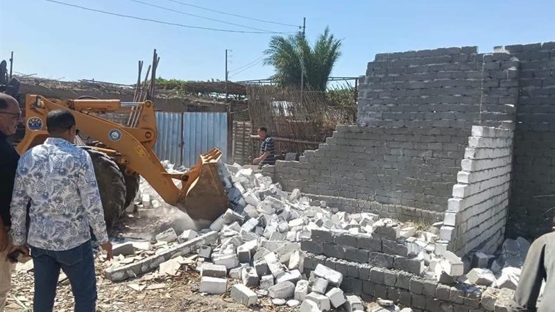 ازالة التعديات بالمنوفية