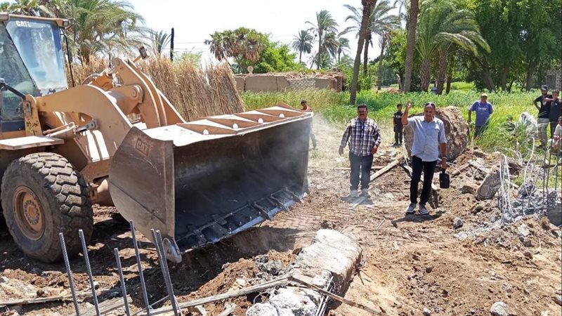 إزالة التعديات بأسيوط