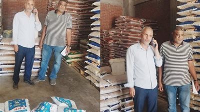 تموين بني سويف يضبط 3 أطنان فول مجهول المصدر في حملة مكبرة