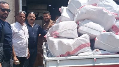 ضبط 28 طن أغذية فاسدة و36 ألف زجاجة مشروبات طاقة مجهولة المصدر بالجيزة