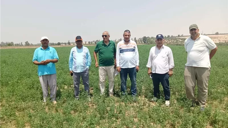 وفد من البحوث الزراعية