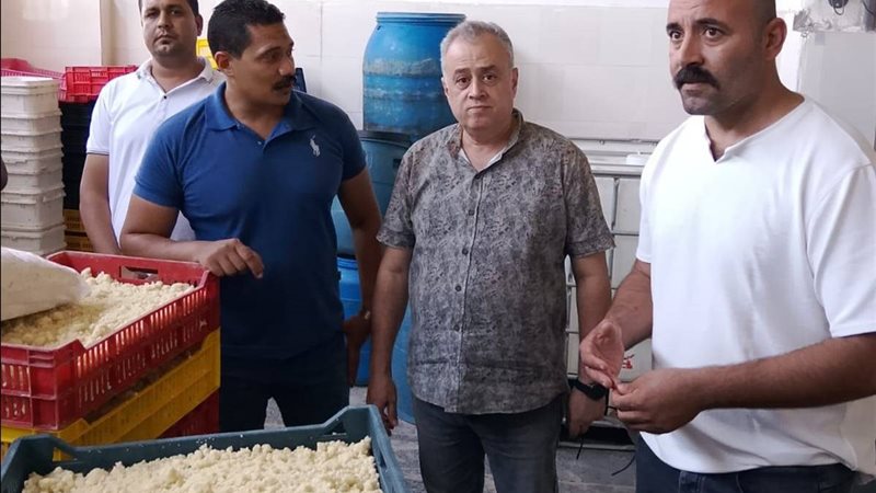 ضبط مصنع موتزاريلا