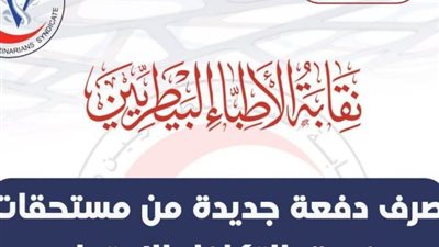 نقابة الأطباء البيطريين تصرف 291 ألف جنيه لـ24 مستفيدًا من صندوق التكافل الاجتماعي