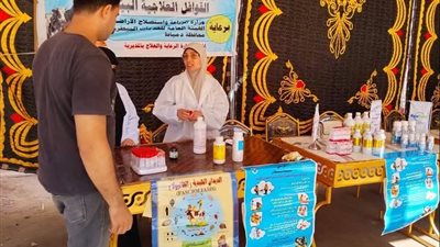 بيطري دمياط يقدم خدمات مجانية لـ3998 حالة خلال قافلة «أنت الحياة»